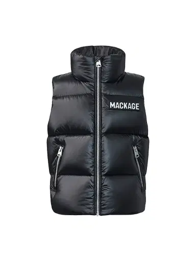 Mackage Little Kid's Charlee Down Puffer Vest - Black - Size 12 | Thumbnail 1