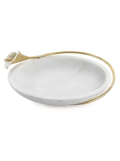 Michael Aram Calla Lily Marble Dish | Thumbnail 1 Michael Aram Calla Lily Marble Dish | Thumbnail 1