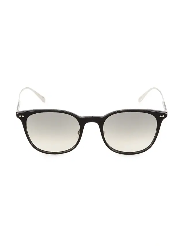 Oliver Peoples Men's 51MM Brunello Cucinelli x  Gerardo Sunglasses - Black