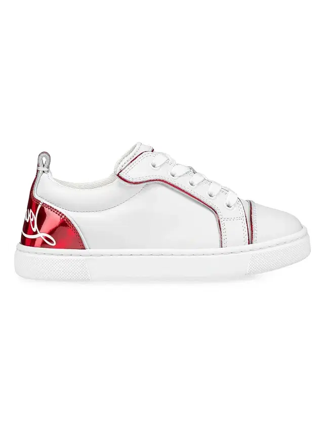 Christian Louboutin Little Kid's & Kid's Funnyto Sneakers - White 1 (Child)