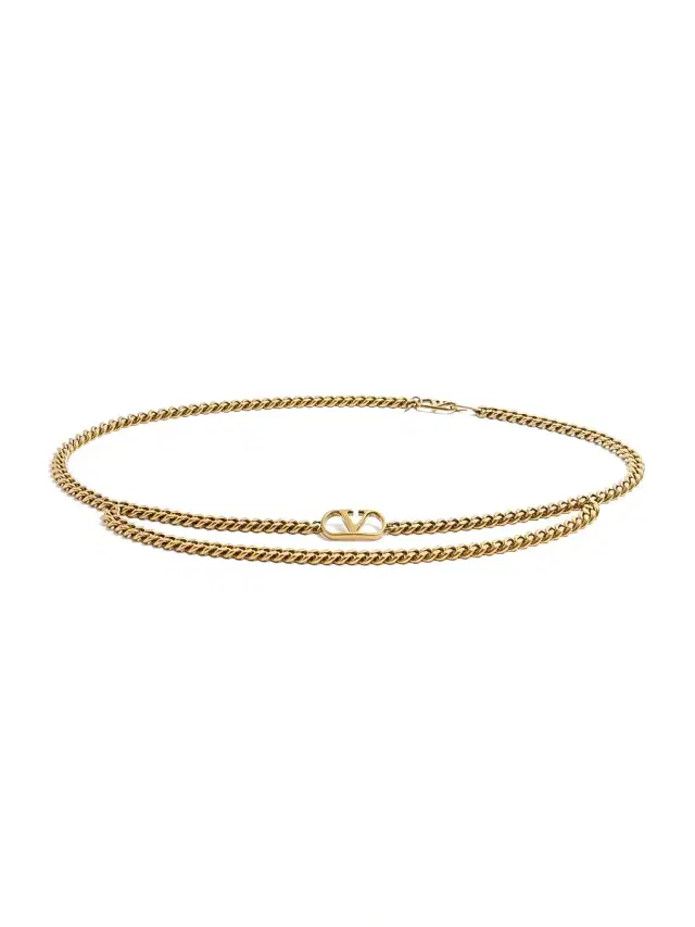Valentino Garavani Women's VLogo Signature Chain Belt - Antique Brass