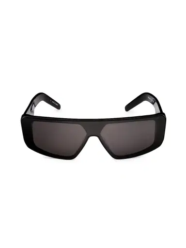 Rick Owens Men's Performa 70MM Rectangular Sunglasses | Thumbnail 2