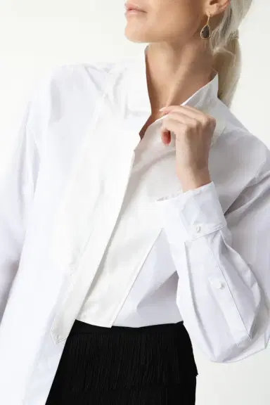 Dorothee Schumacher Asymmetrical Power Shirt | Thumbnail 3