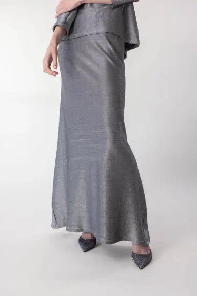 PETER COHEN Rudder Skirt - Silver Mesh | Thumbnail 3