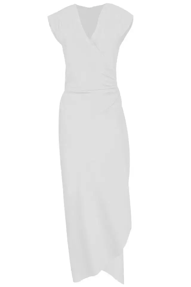 PETER COHEN Sign Dress - White