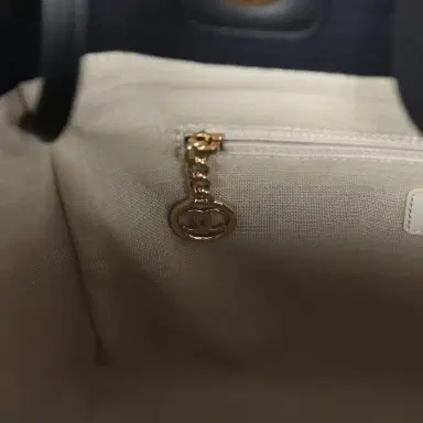 Chanel Chanel Small Deauville Shopping Tote Black Canvas Light Gold Hardware | Thumbnail 11 Chanel Chanel Small Deauville Shopping Tote Black Canvas Light Gold Hardware | Thumbnail 11