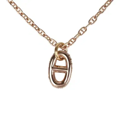HERMÈS Hermes Farandole Pendant PM Necklace 18K Rose Gold Hardware & Diamonds | Thumbnail 4 HERMÈS Hermes Farandole Pendant PM Necklace 18K Rose Gold Hardware & Diamonds | Thumbnail 4