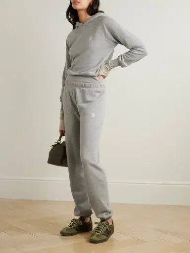 ÉTERNE Embroidered Cotton-blend Hoodie | Thumbnail 2 ÉTERNE Embroidered Cotton-blend Hoodie | Thumbnail 2