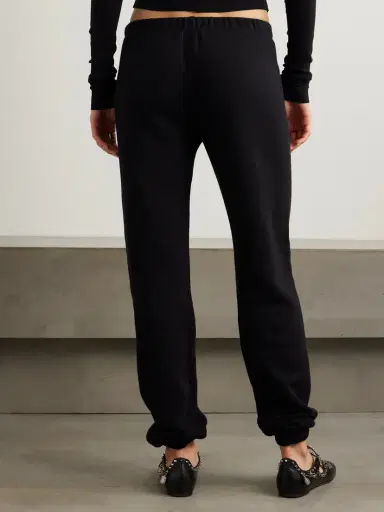 ÉTERNE Cotton And Modal-blend Jersey Tapered Track Pants | Thumbnail 3 ÉTERNE Cotton And Modal-blend Jersey Tapered Track Pants | Thumbnail 3