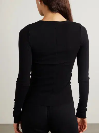 ÉTERNE Ribbed Jersey T-shirt | Thumbnail 3
