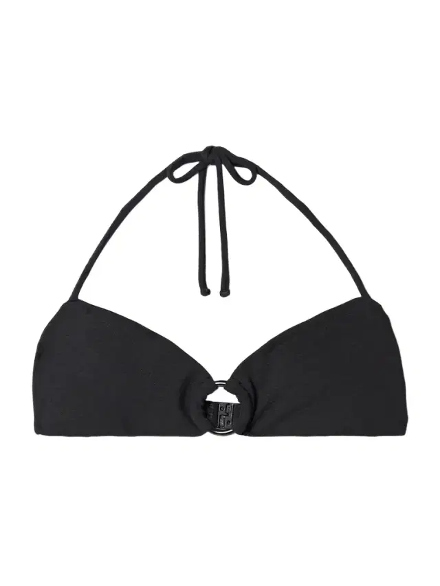 Embellished Stretch Recycled Halterneck Bikini Top