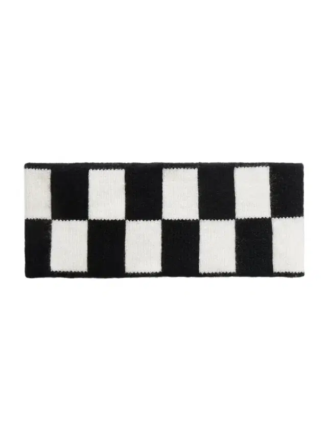 Checked Cashmere Headband