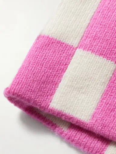 Guest In Residence Checked Cashmere Headband | Thumbnail 3