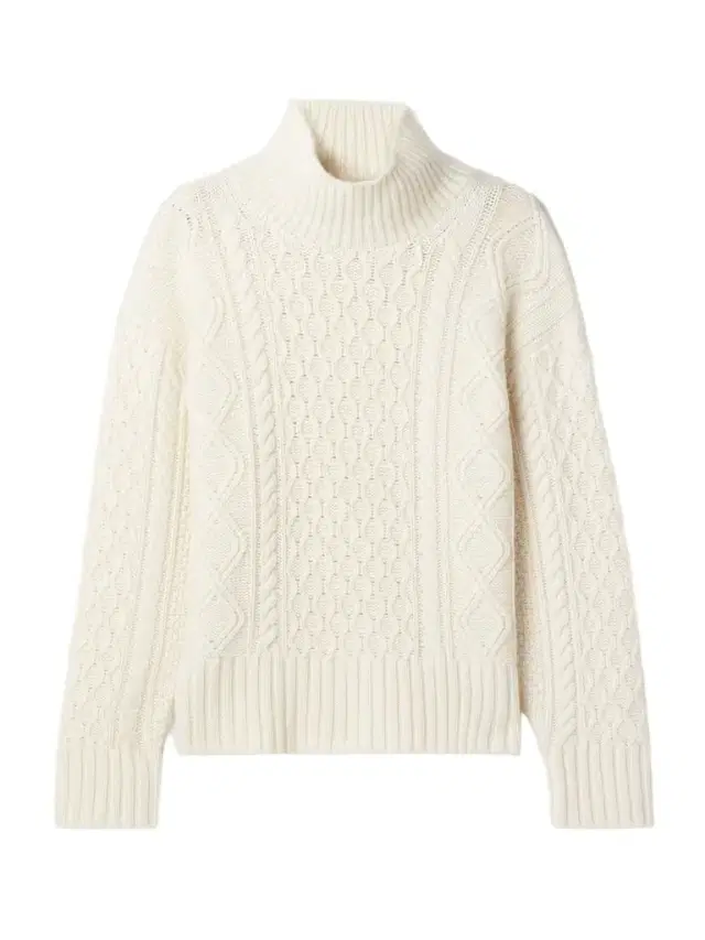 Cable-knit Wool And Cashmere-blend Turtleneck Sweater