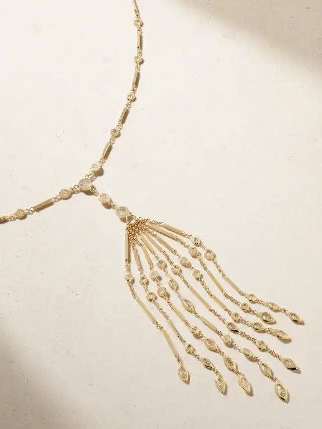 14-karat Gold Diamond Necklace