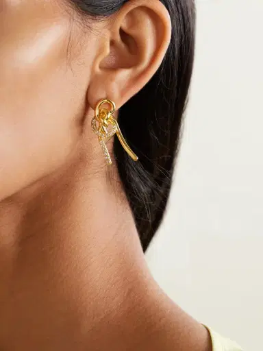 Completedworks Notsobig Thread Ii Recycled Gold Vermeil Topaz Earrings | Thumbnail 2 Completedworks Notsobig Thread Ii Recycled Gold Vermeil Topaz Earrings | Thumbnail 2