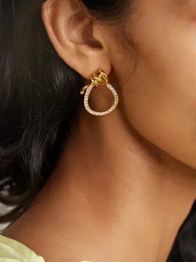 Completedworks Notsobig Thread Ii Recycled Gold Vermeil Topaz Earrings | Thumbnail 4 Completedworks Notsobig Thread Ii Recycled Gold Vermeil Topaz Earrings | Thumbnail 4