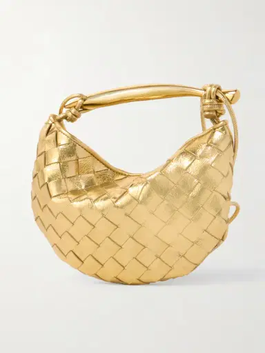 Bottega Veneta Sardine Mini Intrecciato Metallic Leather Shoulder Bag | Thumbnail 3 Bottega Veneta Sardine Mini Intrecciato Metallic Leather Shoulder Bag | Thumbnail 3