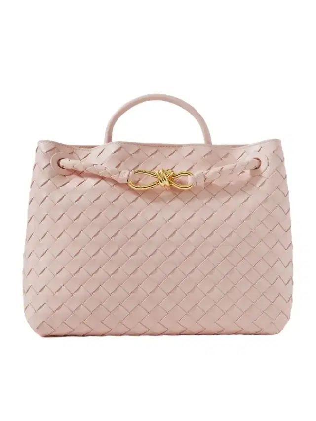 Andiamo Medium Intrecciato Leather Tote