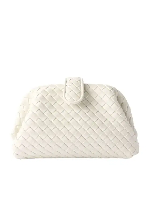 Lauren 1980 Small Intrecciato Leather Clutch