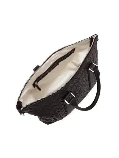 Bottega Veneta Men's Intrecciato Leather Soft Briefcase | Thumbnail 3 Bottega Veneta Men's Intrecciato Leather Soft Briefcase | Thumbnail 3
