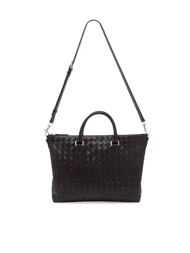 Bottega Veneta Men's Intrecciato Leather Soft Briefcase | Thumbnail 5 Bottega Veneta Men's Intrecciato Leather Soft Briefcase | Thumbnail 5