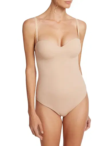 Wolford Women's Mat de Luxe Thong Bodysuit - Black | Thumbnail 2 Wolford Women's Mat de Luxe Thong Bodysuit - Black | Thumbnail 2