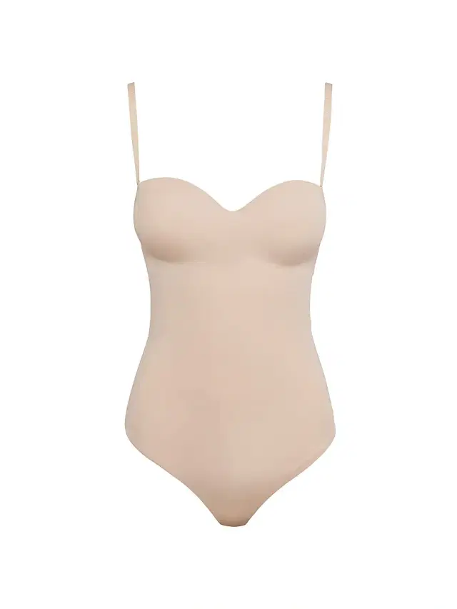 Women's Mat de Luxe Thong Bodysuit - Black