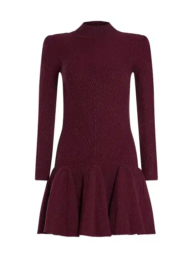 Retrofête Women's Sydonie Knit Dress - Port | Thumbnail 6