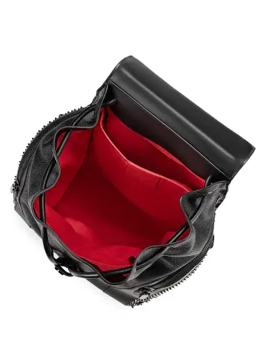 Christian Louboutin Men's Funky Calfskin Backpack - Black | Thumbnail 4