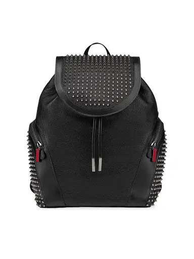 Christian Louboutin Men's Funky Calfskin Backpack - Black | Thumbnail 1