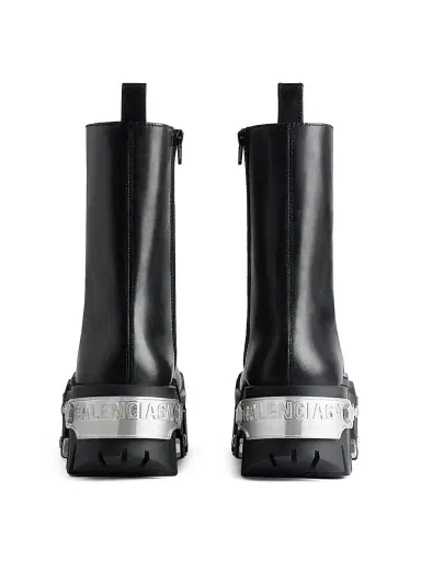 Balenciaga Women's Bulldozer Lace-Up Boots - Black - Size 12 | Thumbnail 3 Balenciaga Women's Bulldozer Lace-Up Boots - Black - Size 12 | Thumbnail 3