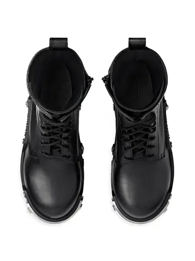 Balenciaga Women's Bulldozer Lace-Up Boots - Black - Size 12 | Thumbnail 5 Balenciaga Women's Bulldozer Lace-Up Boots - Black - Size 12 | Thumbnail 5