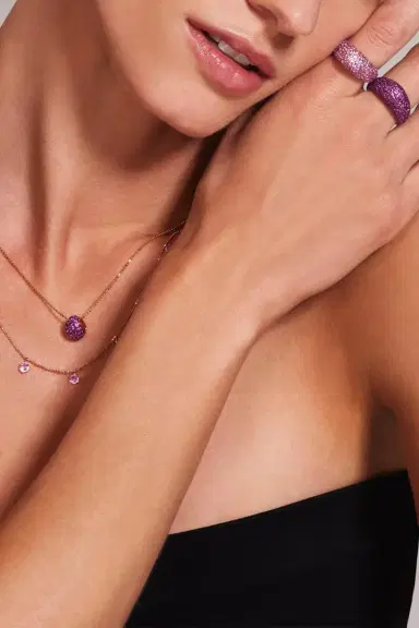 GRAZIELA Pink Sapphire Bahia Ring | Thumbnail 3