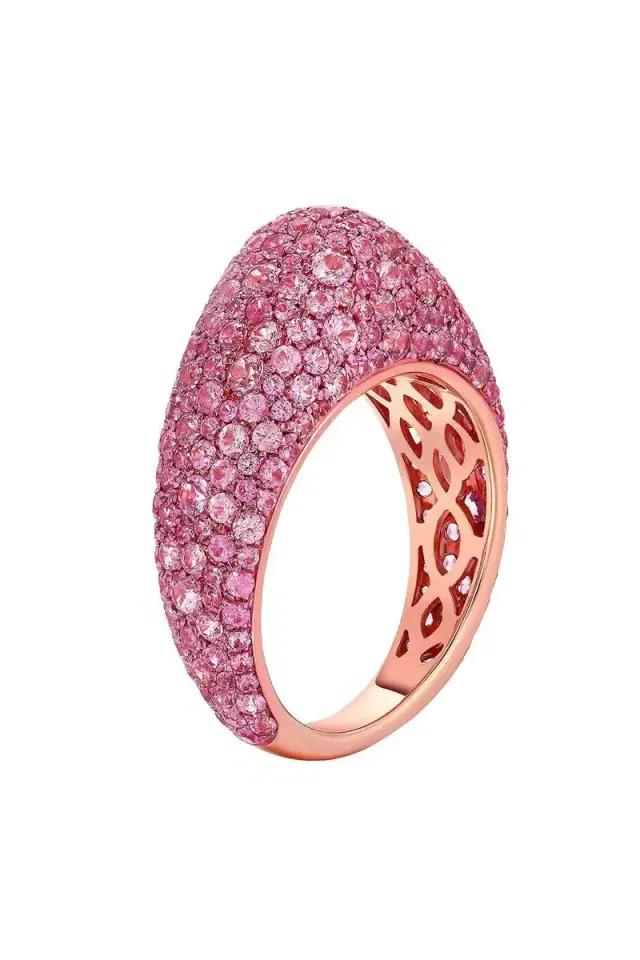 GRAZIELA Pink Sapphire Bahia Ring