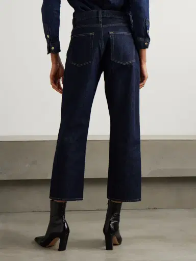 Frame The Hang Cropped High-rise Straight-leg Jeans | Thumbnail 4 Frame The Hang Cropped High-rise Straight-leg Jeans | Thumbnail 4