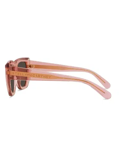 Stella McCartney Women's 2001 54MM Geometric Sunglasses - Brown Transparent Pink | Thumbnail 3
