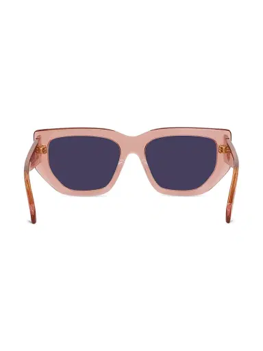 Stella McCartney Women's 2001 54MM Geometric Sunglasses - Brown Transparent Pink | Thumbnail 5