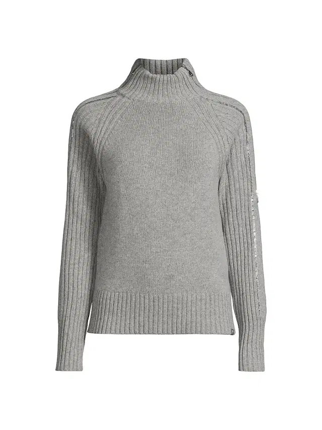 Head Sportswear Women's Amber Cashmere & Wool Sweater - Grey Melange