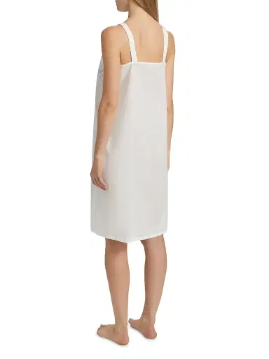 Pour Les Femmes Women's Sun Ruffle Cotton Nightie - White - Size XL | Thumbnail 4