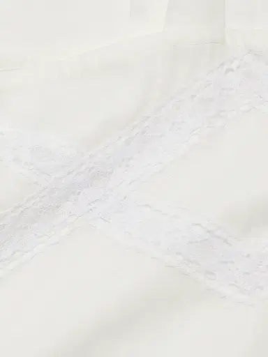 Pour Les Femmes Women's Sun Ruffle Cotton Nightie - White - Size XL | Thumbnail 6