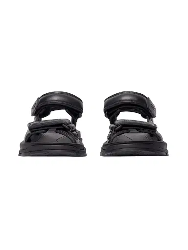 Balenciaga Men's Tourist Sandals - Black | Thumbnail 3
