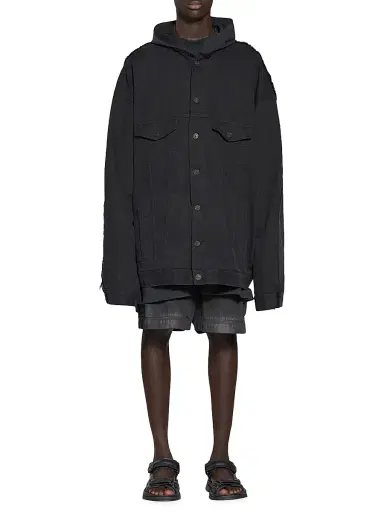 Balenciaga Men's Tourist Sandals - Black | Thumbnail 9