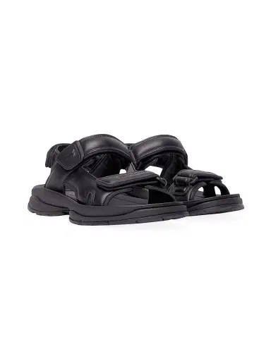 Balenciaga Men's Tourist Sandals - Black | Thumbnail 1