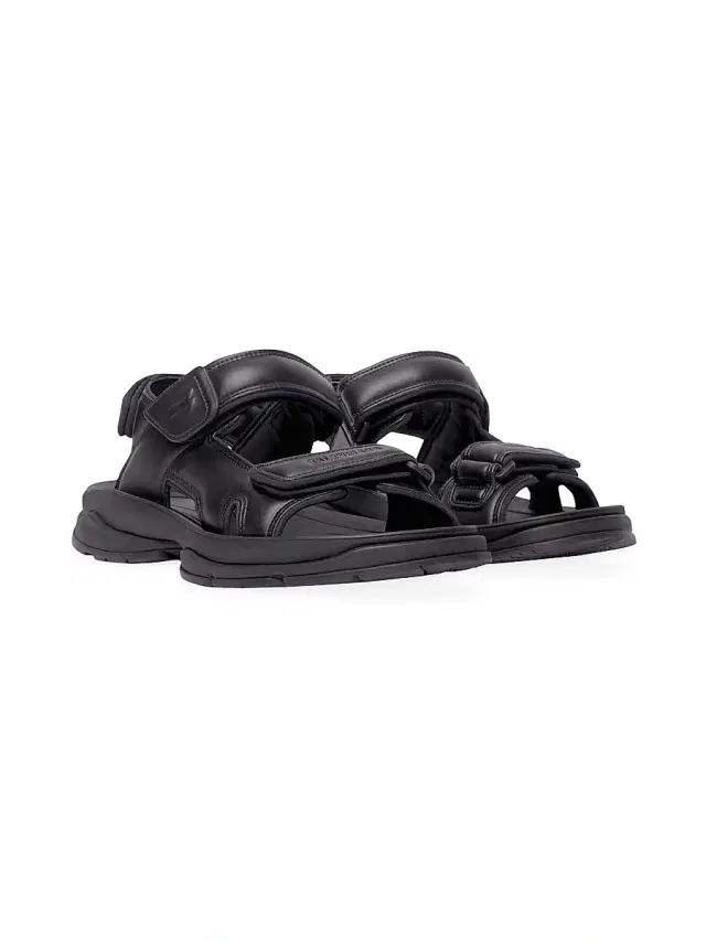 Balenciaga Men's Tourist Sandals - Black
