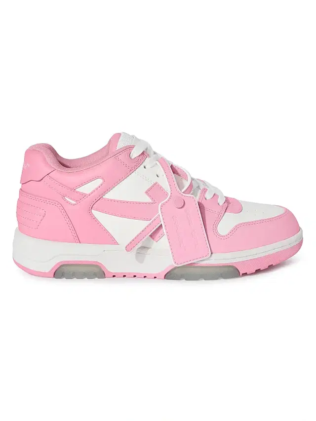 Women's Out of Office Leather Sneakers - White Mint