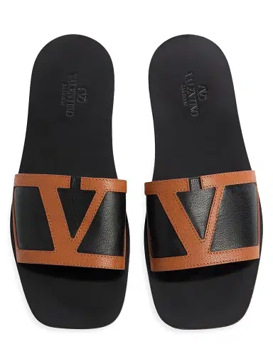 Valentino Garavani Men's Viva Superstar Slide Sandals in Nappa Leather | Thumbnail 4 Valentino Garavani Men's Viva Superstar Slide Sandals in Nappa Leather | Thumbnail 4