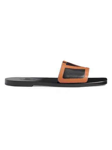 Valentino Garavani Men's Viva Superstar Slide Sandals in Nappa Leather | Thumbnail 1 Valentino Garavani Men's Viva Superstar Slide Sandals in Nappa Leather | Thumbnail 1