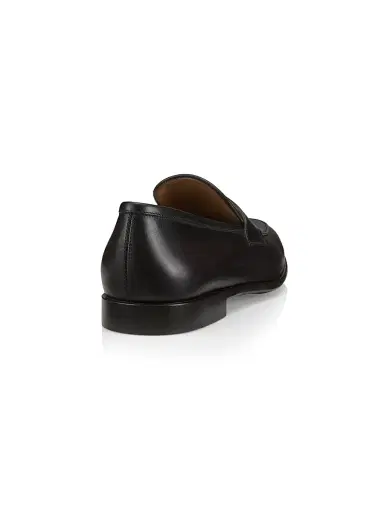 Ferragamo Men's Funes Leather Loafers - Hickory | Thumbnail 3