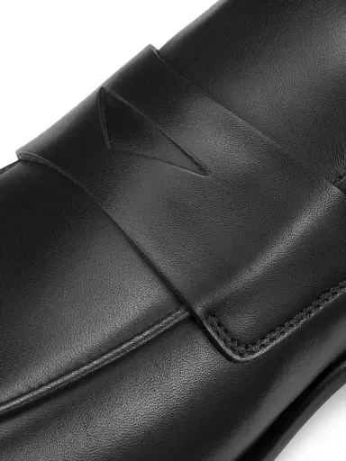 Ferragamo Men's Funes Leather Loafers - Hickory | Thumbnail 6